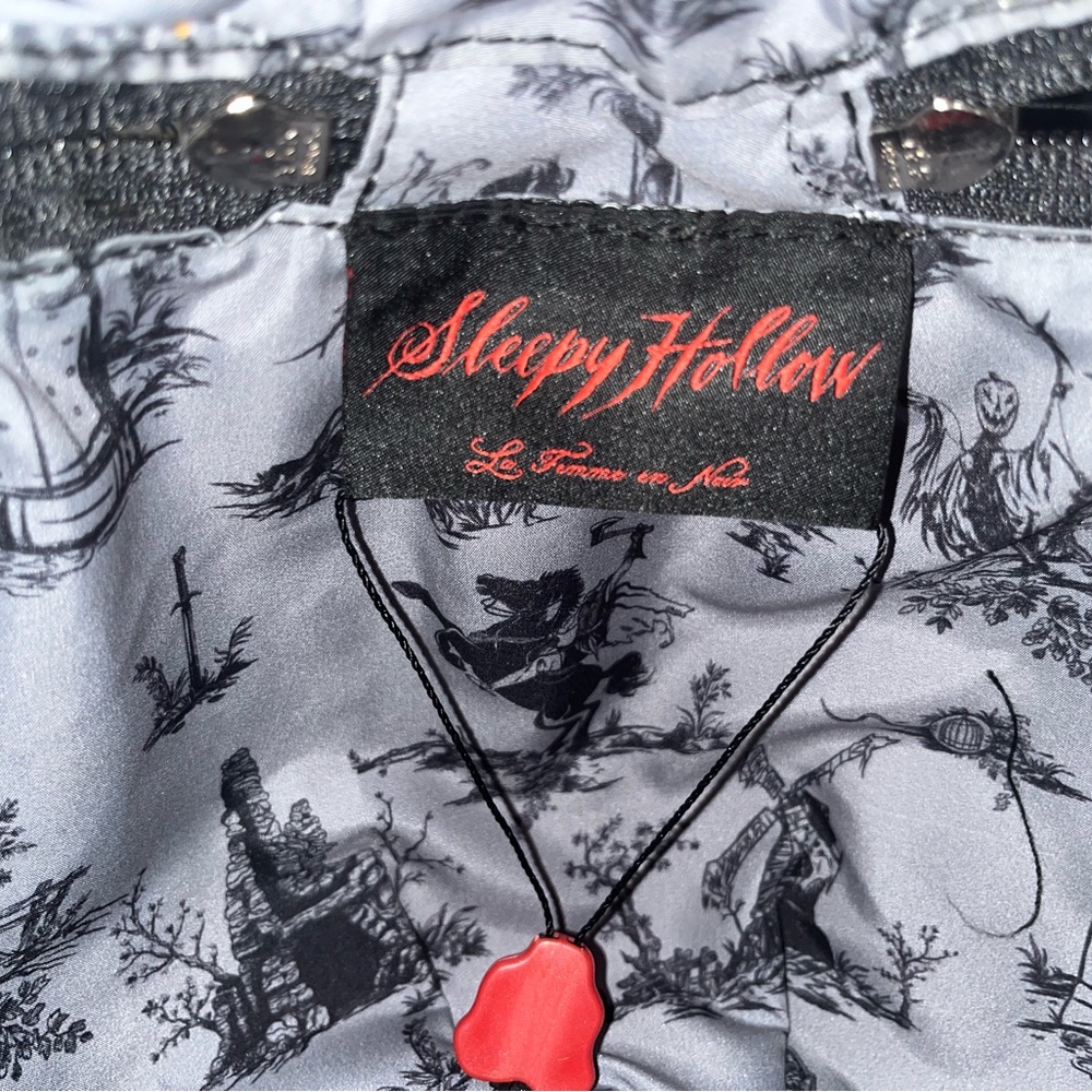 La Femme en Noir large sleepy hollow Pumpkin bag - Picture 5 of 5